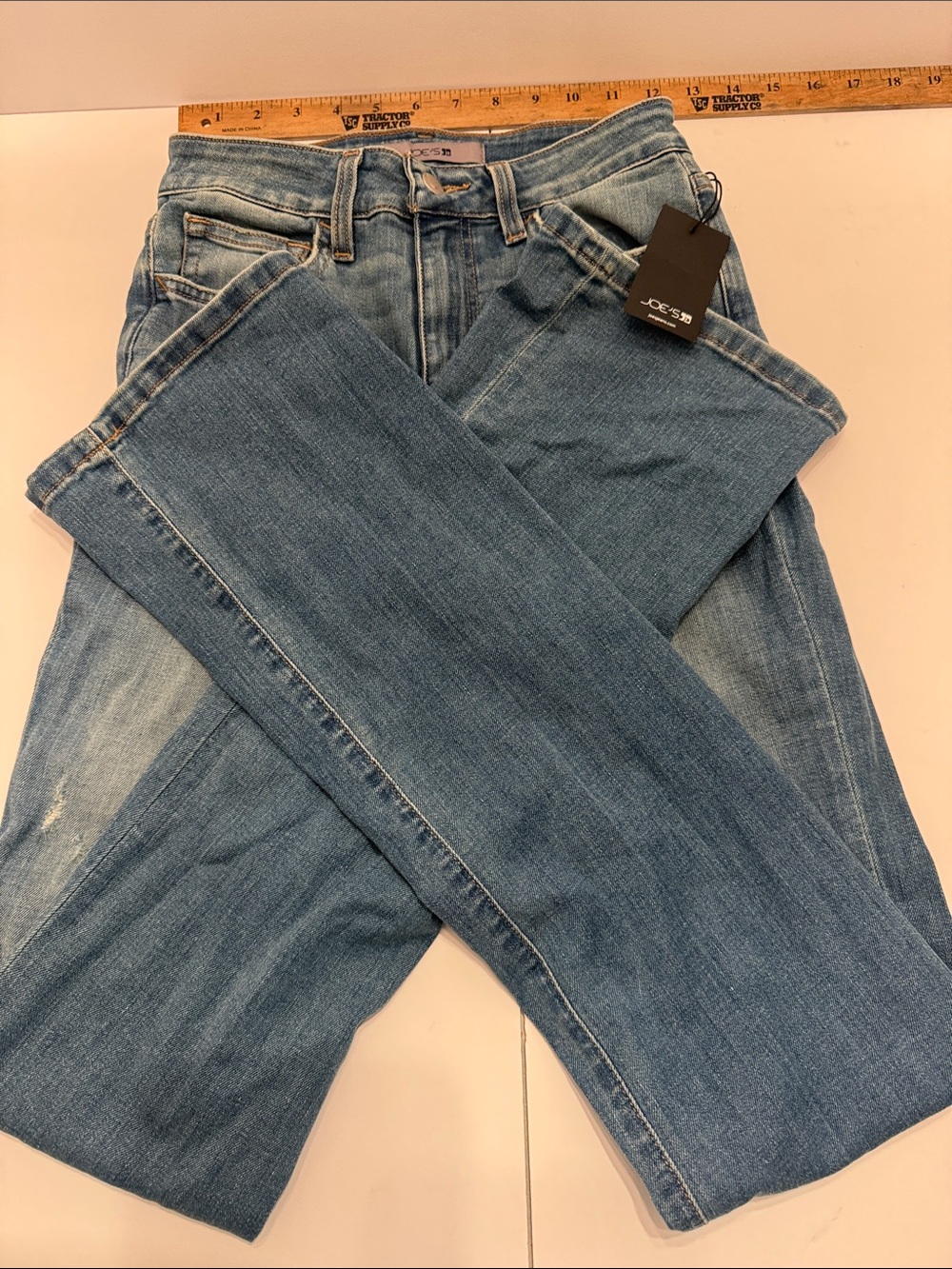 Joe's Jeans Slim Straight Medium Blue Denim